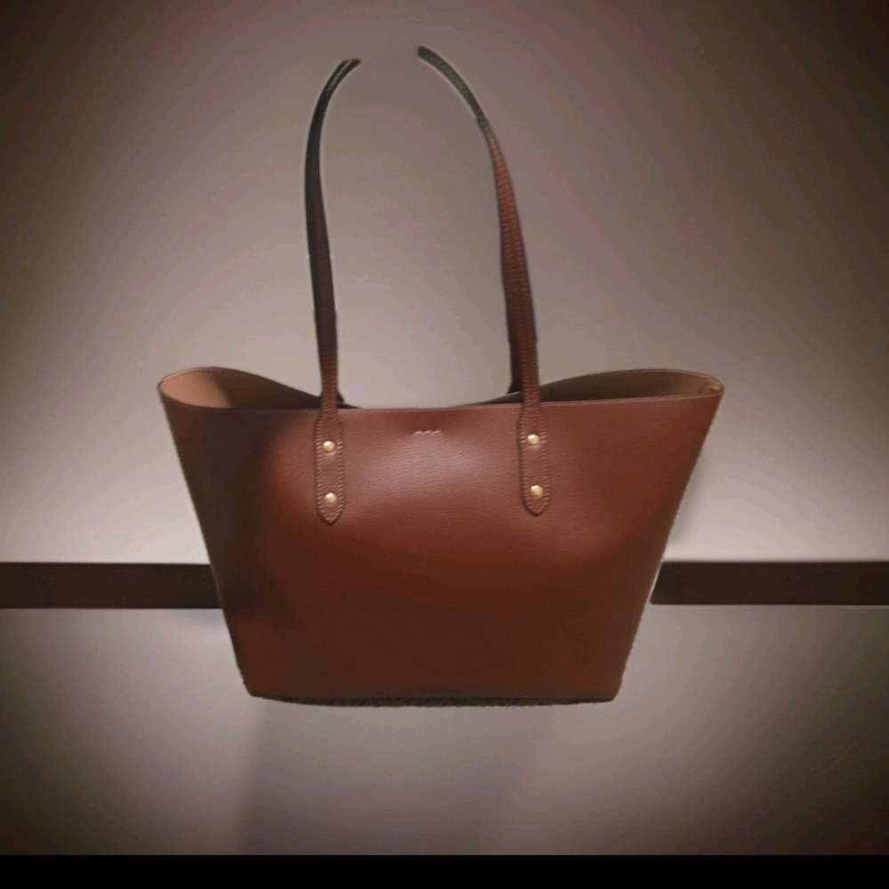 Coach LTH Tote  Wine. Inside Tag #N2 M2280-72673 PRICE IS FIRM - Picture 3 of 15